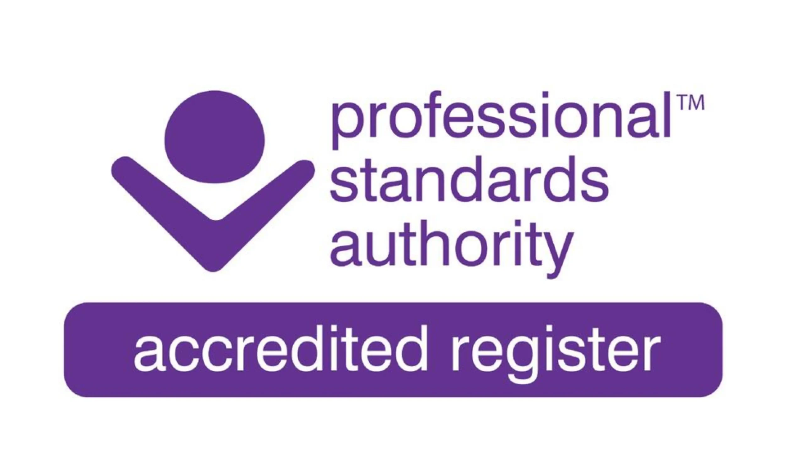 Professional Standards Authority accredited register logo